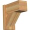 Ekena Millwork Traditional Block Rough Sawn Outlooker, Western Red Cedar, 8"W x 16"D x 16"H OUT08X16X16TRA05RWR - alternate 1